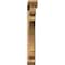 Ekena Millwork Olympic Slat Smooth Bracket w/ Offset Brace, Western Red Cedar, 5 1/2"W x 42"D x 42"H BKT0604X42X42OLY06SWR - alternate 3